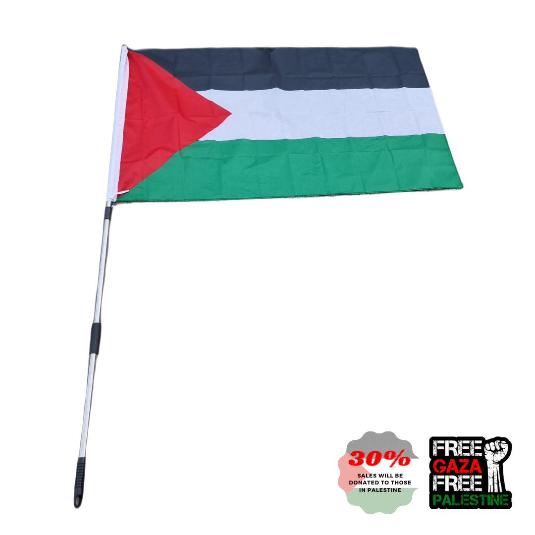 Large Palestine Flag Polyester 150 X 90cm Gaza Palestinian