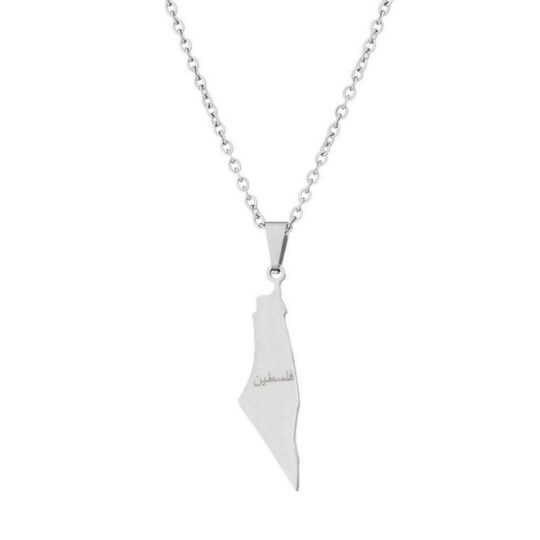 Silver Palestine Necklace Silver Palestine Necklace