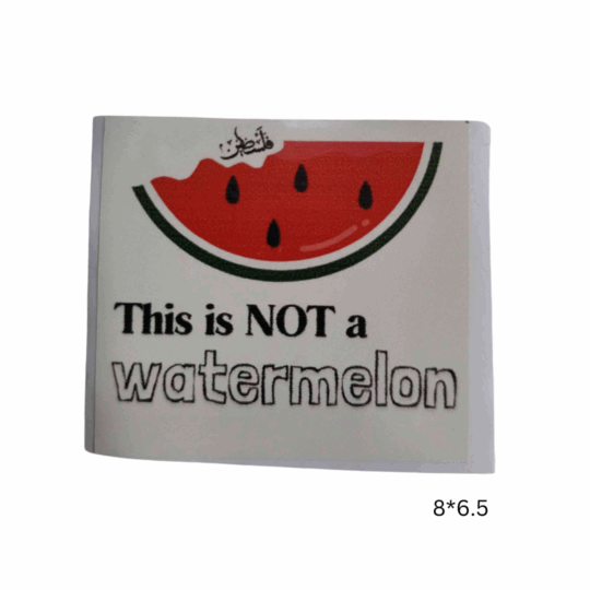 G) This Is Not A Watermelon Palestine Sticker G) This Is Not A Watermelon Palestine Sticker