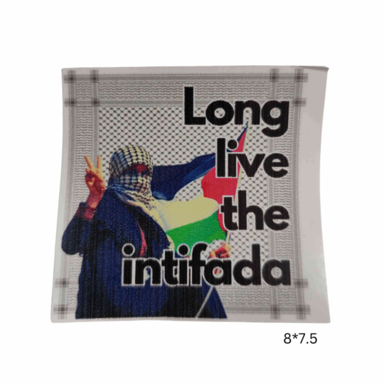 J) Long Live The Intifada Keffiyeh Sticker J) Long Live The Intifada Keffiyeh Sticker