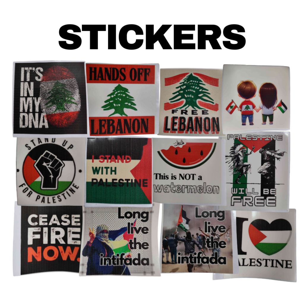 Palestine & Lebanon Stickers