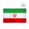 3 piece bundle of large Iran flag in standard size
