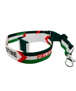 Close up of Palestine Lanyard with Safety Release