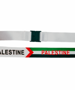 Close up of Palestine Lanyard with Safety Release