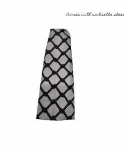 Image of Palestine Umbrella Sleeve in Keffiyeh design