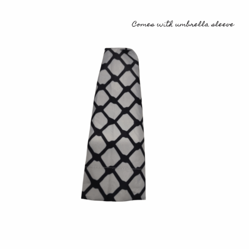 Image of Palestine Umbrella Sleeve in Keffiyeh design