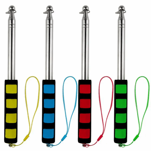 Four variations of Telescopic Handheld Flag Pole