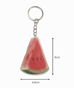 Measurements of watermelon slice keyring