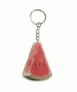 Full image of 2D acrylic Watermelon image with attached keychain